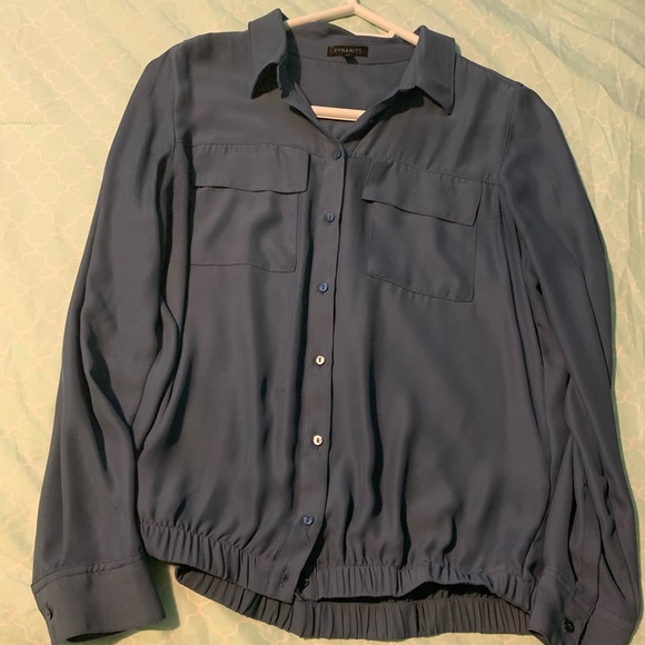 DYNAMITE BOMBER STYLE DRESS SHIRT - Picture 1 of 2